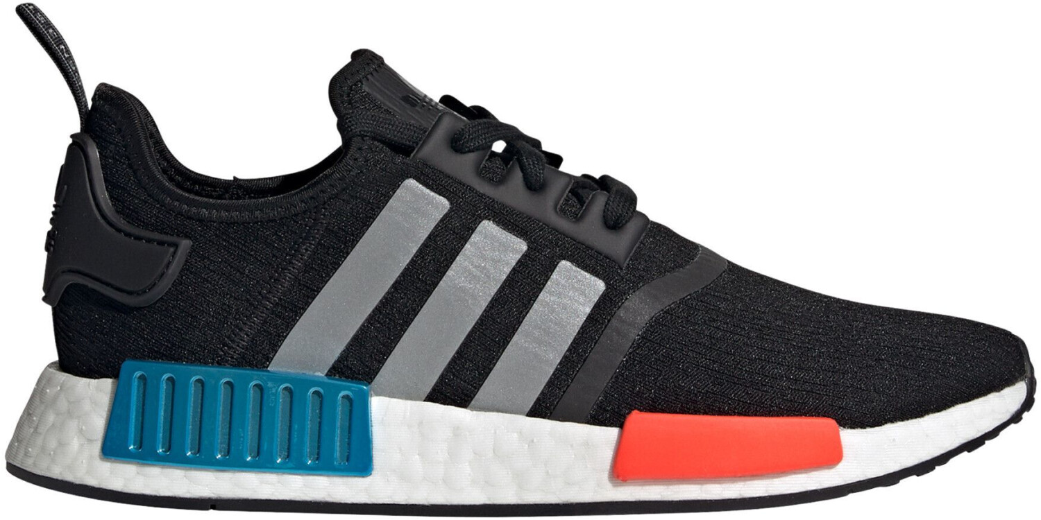 Adidas nmd r1 men's grey solar red top
