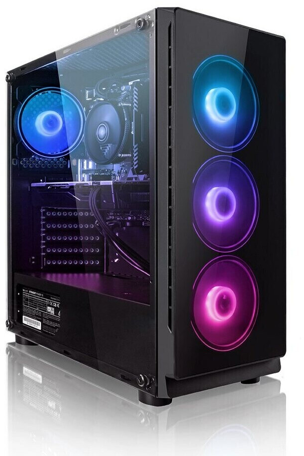 Megaport Complete gaming PC AMD Ryzen 5 2600X 6 x 4.20 GHz Turbo • Nvidia  GeForce GTX 1660 Super 6GB • 24 inch monitor • Keyboard • Mouse • 1TB M.2  SSD •