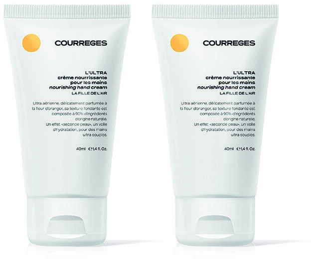 Courrèges La fille de l'air crème pour les mains ultra (2 x 40 ml)