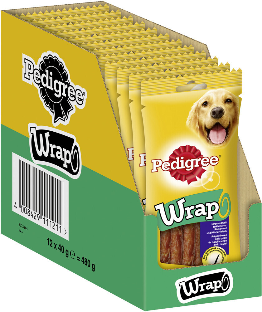 Pedigree Wrap with chicken Sachet 12 x 40g