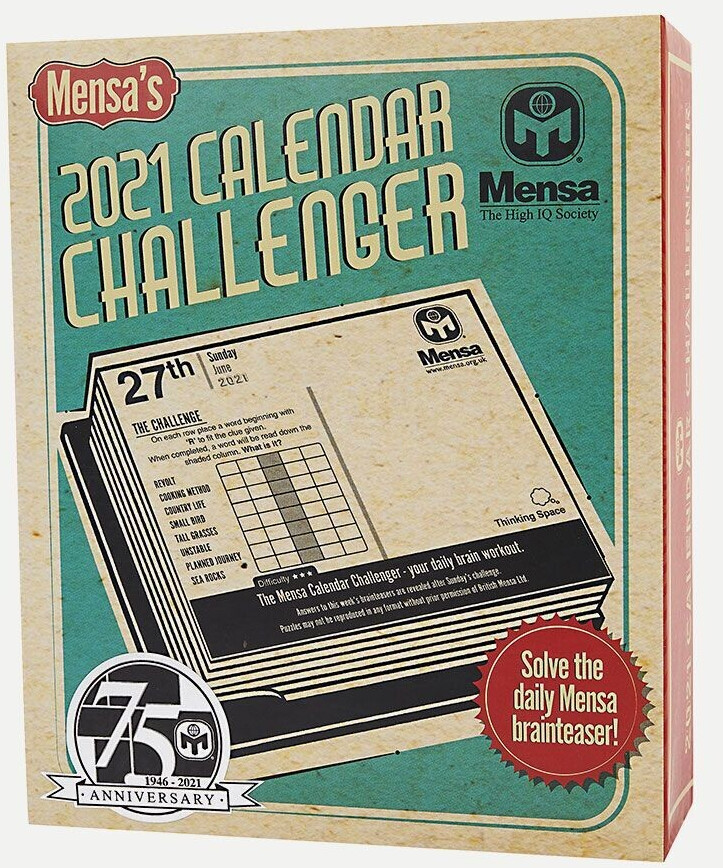 Wow! Stuff Mensa's 2021 Calendar Challenger