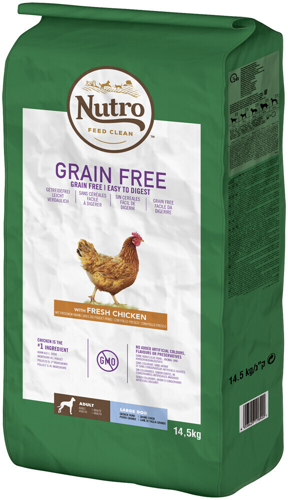 Nutro Grain Free Large Dogs Adult Chicken 14,5kg