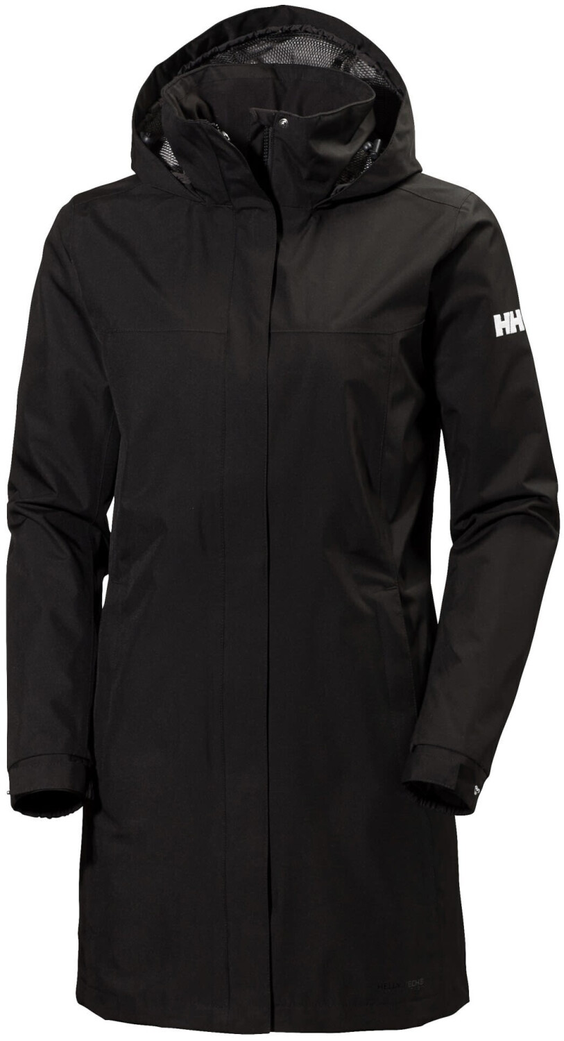 Helly hansen black aden insulated coat online