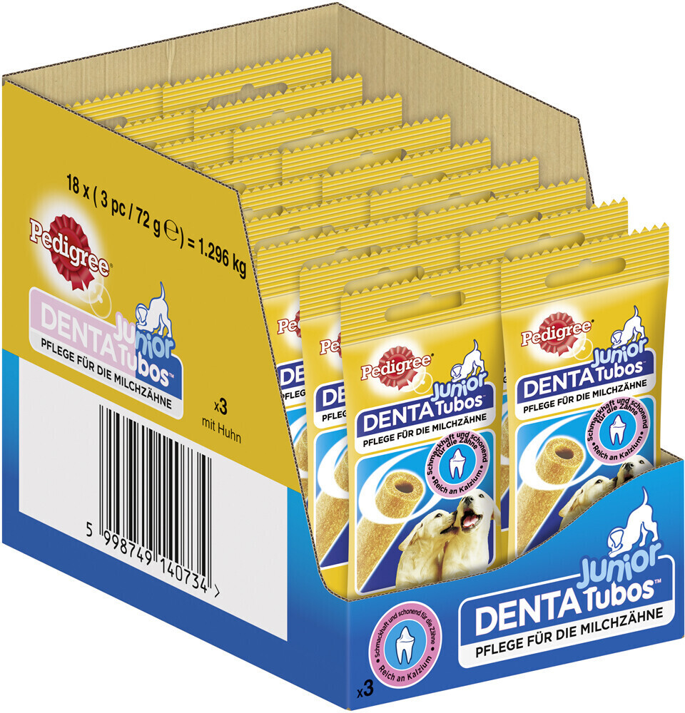 Pedigree TUBOS Junior Denta 18 x 3 pieces