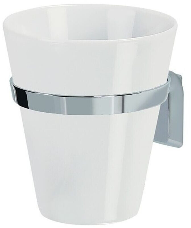 Spirella 10.13000 Max Stainless Steel Zahnbecher – Elegantes Badezimmer Zubehör