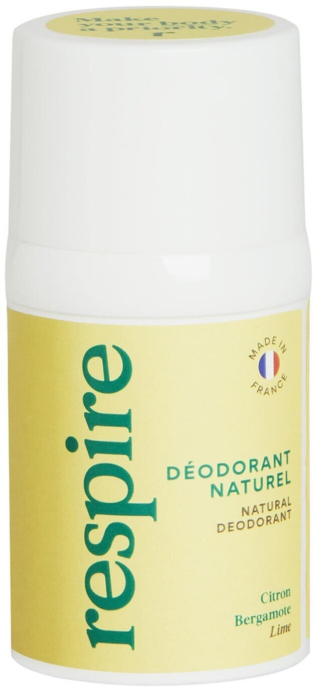 Respire Déodorant naturel citron bergamote (30 ml)