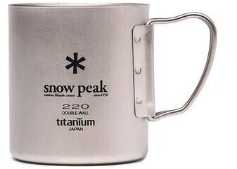 Snow Peak Titanium Double Wall Mug 220ml
