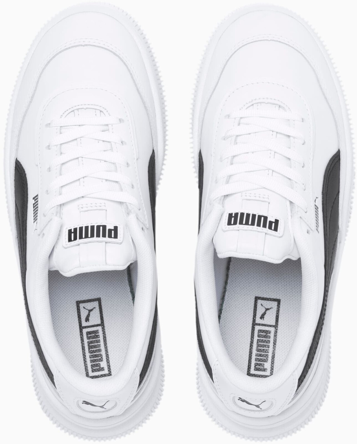 puma white leather deva trainers