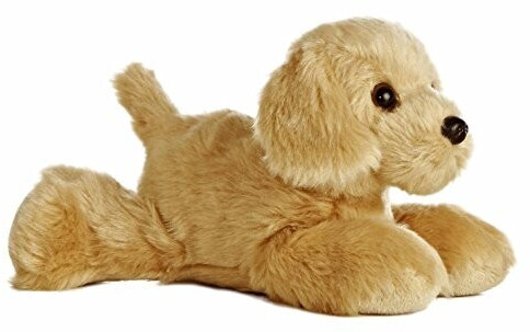 Aurora World Mini Flopsie Golden Retriever Plush Toy
