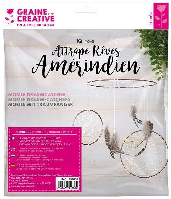 Graine créative Kit mobile attrape-rêves amérindien