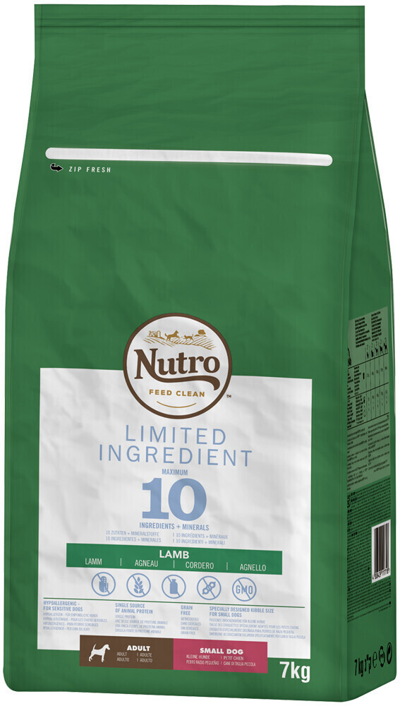 Nutro LIMITED INGREDIENT Dog Adult Small Dogs Lamb 7kg