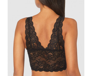 ONLY cropped lace bralette in black