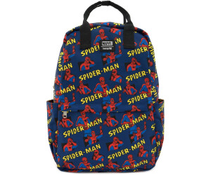 square nylon backpack