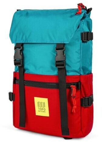 Topo Designs Rover Pack Classic Turquoise/Red