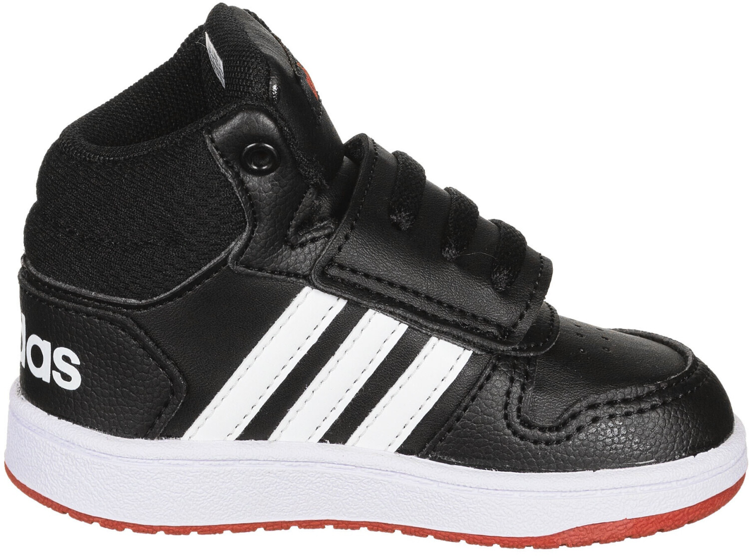 Adidas Hoops 2.0 Mid Core Black/Cloud White/Vivid Red Kids desde 20,46 â¬ | Compara precios en idealo