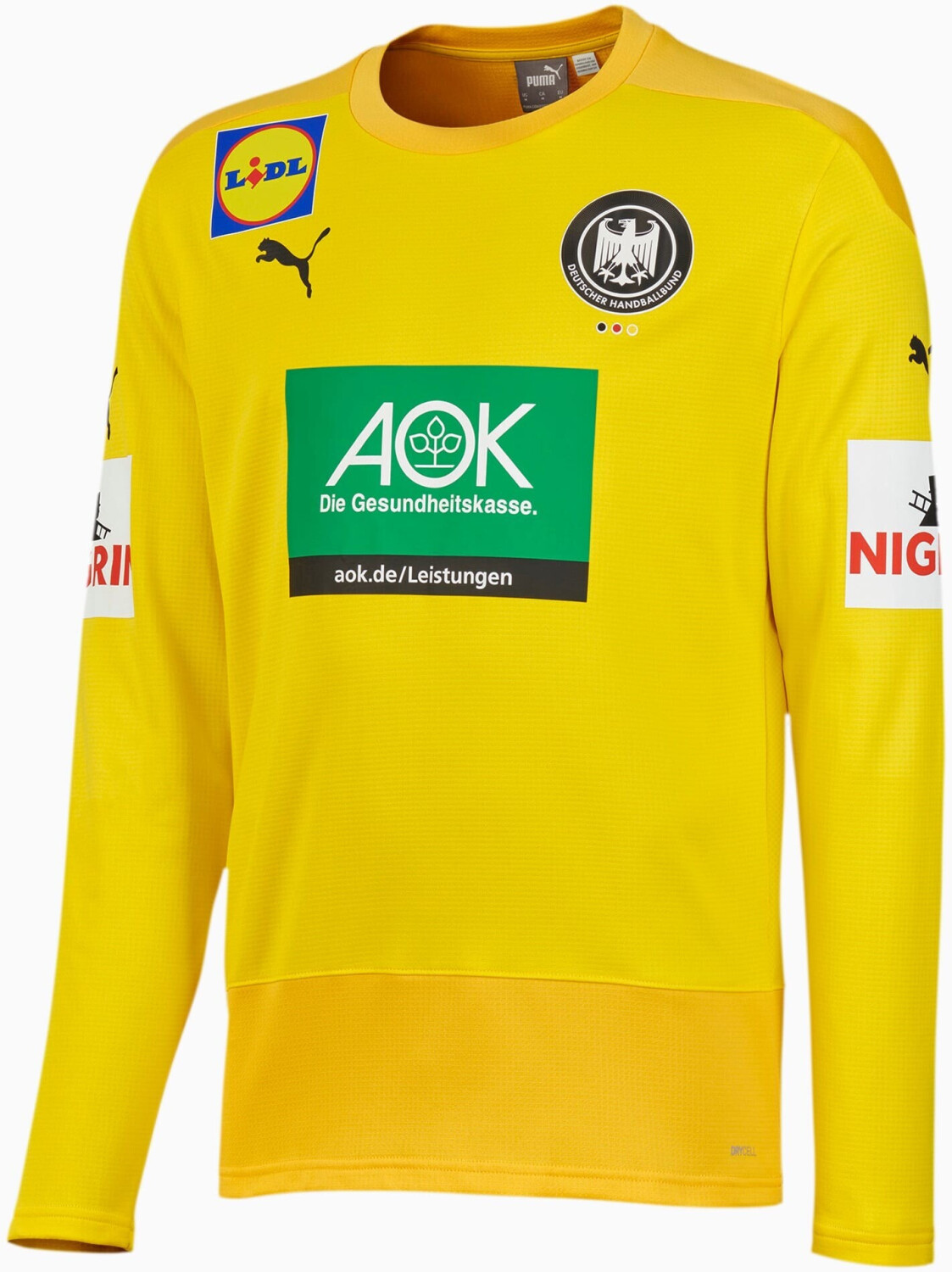 Puma DHB Torwart Trikot mit Sponsoren (2020) cyber yellow ab € 44,97