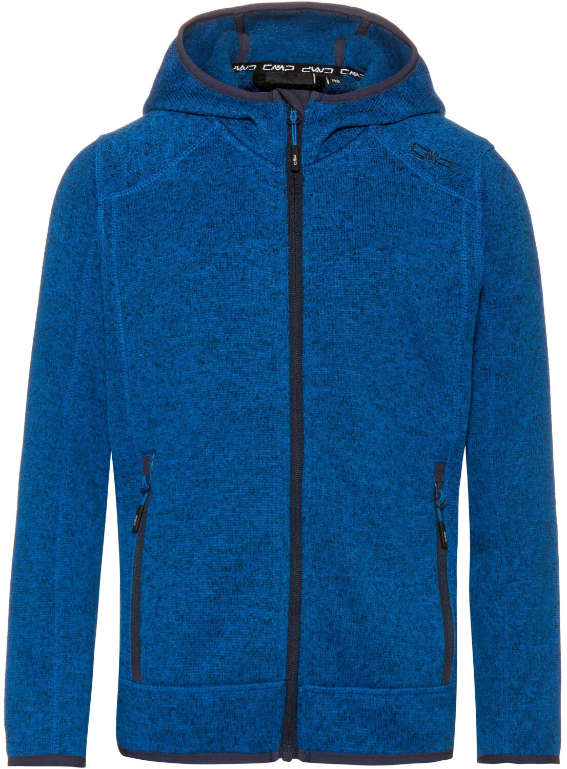 CMP Boy Fleece Jacket Fix Hood (3H60844-11NF) royal mel/royal