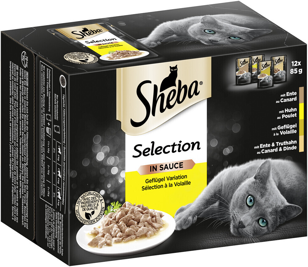 Sheba Multipack Selection in Sauce Poultry Variation