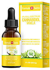 Formula Swiss Huile de CBD 5% vanille (10 ml)