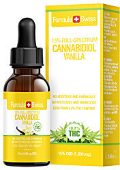Formula Swiss Huile CBD 15% vanilla (10 ml)