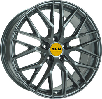 MAM RS4 (7,5x17) palladium painted