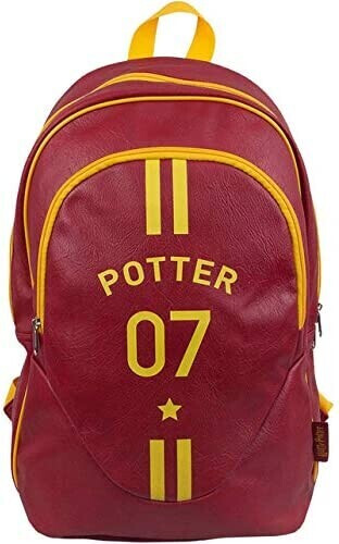 Groovy UK Harry Potter Quidditch Backpack Burgandy Yellow