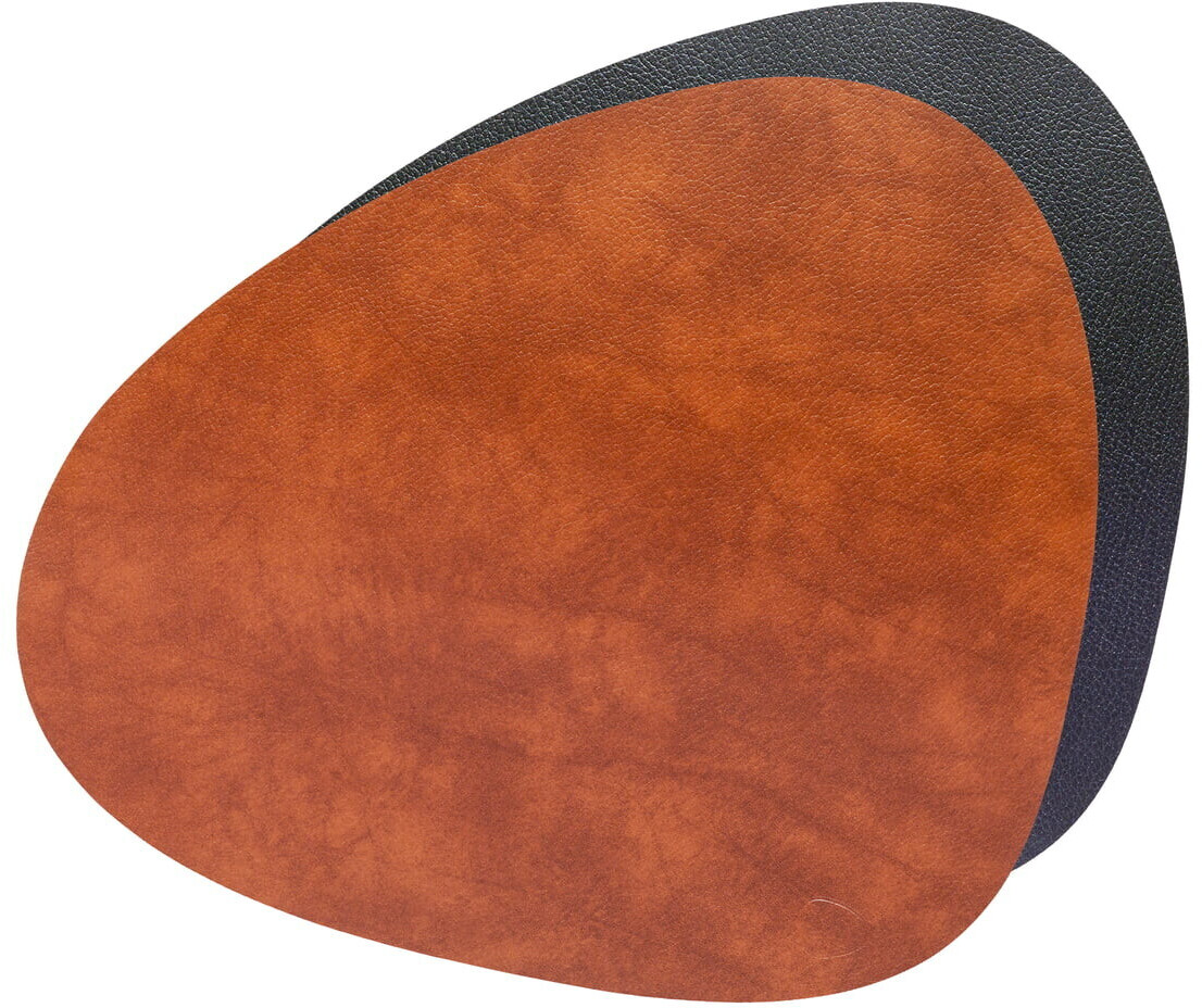 LINDDNA Curve double L reversible cognac/black