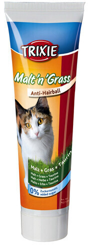 Photos - Cat Food Trixie Malt'n'Grass Anti-Hairball 100g 