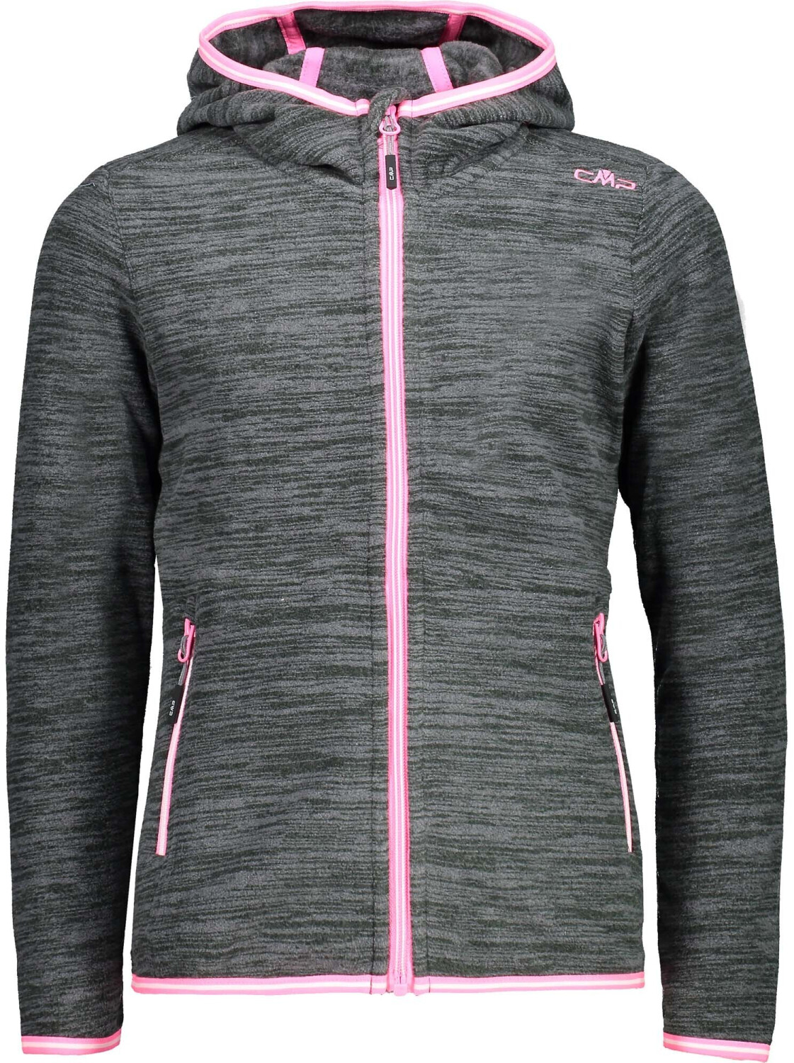 CMP Kinder Fleece Jacke - Funktional Für Wandern & Outdoor | Mit Stehkragen & Taschen