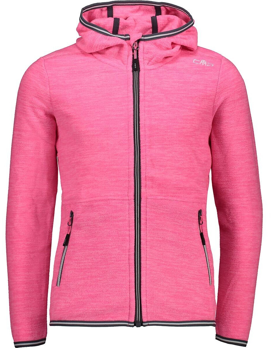 CMP Girl Fleece Hoodie (30G2205-B408) pink fluo