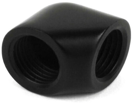 EK Water Blocks EK-AF Angled 90° 2F G1/4 Black