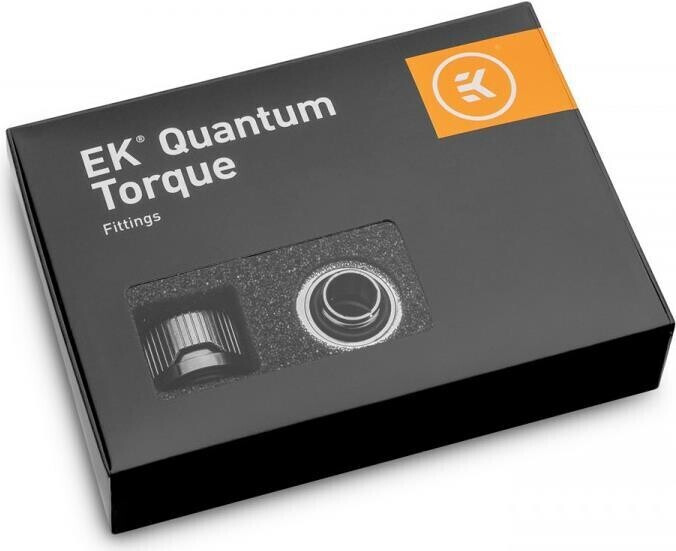 EKWB EK-Quantum Torque 6-Pack HTC 16 - Black Nickel