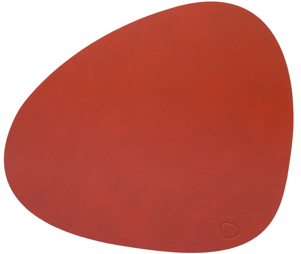 LINDDNA Placemats Nupo CURVE 37 x 44 cm leather sienna