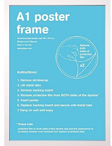 Close Up Posterrahmen DIN A1 White