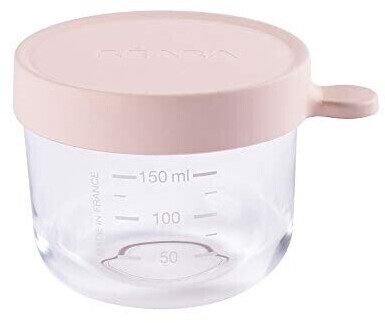 Beaba Pot de conservation verre 150 ml rose