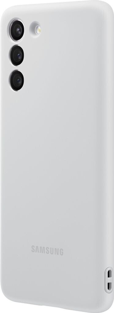Coque Galaxy S21 DAWEIXEAU - Protection Antichoc Silicone Et PC - Avec Support Rotatif 360° Et Anneau De Doigt - Gris Vert