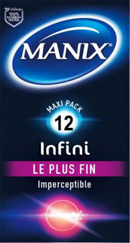 Manix Infini (12 préservatifs)