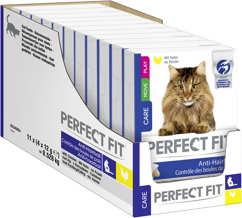 Perfect Fit Cat Creamy Snacks Anti Hairball