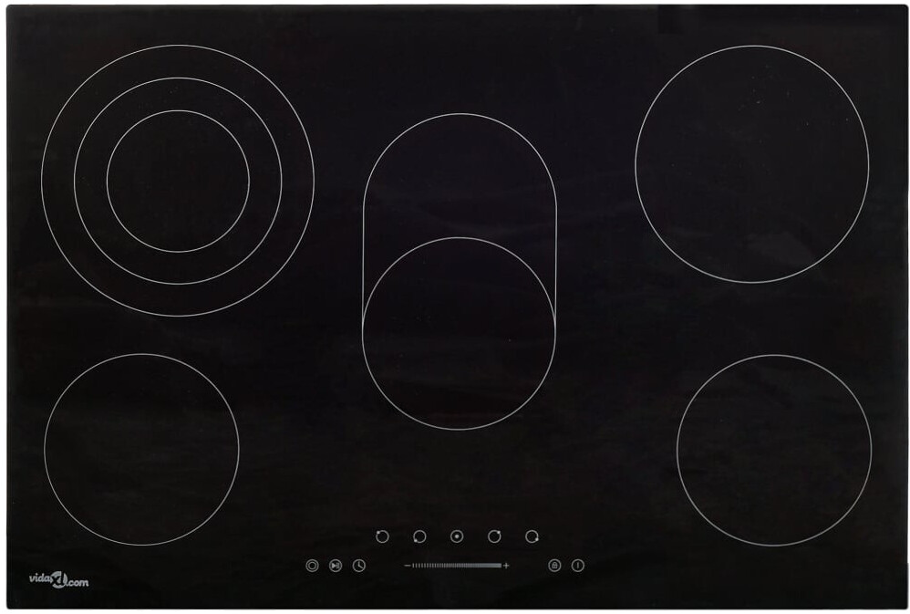 vidaXL Ceramic Hob 5 Zones Touch 90 cm 8500 W