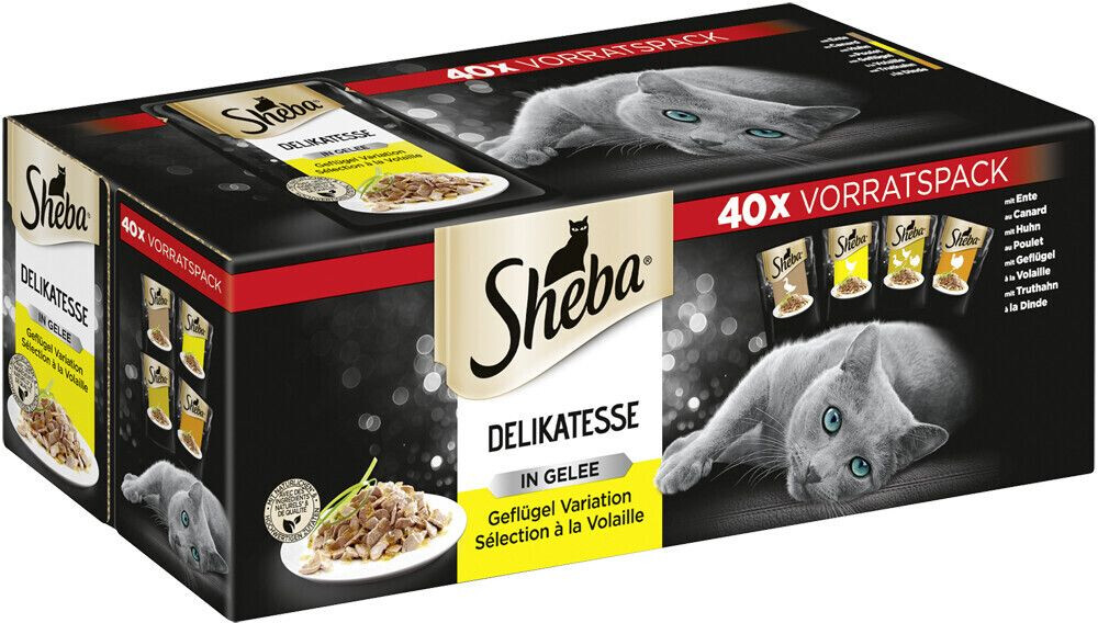 Sheba Poultry in jelly sachet multipack 40 x 85g