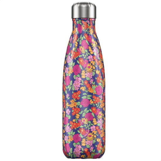 Chilly's Water Bottle (0.5L) Floral Wild Rose