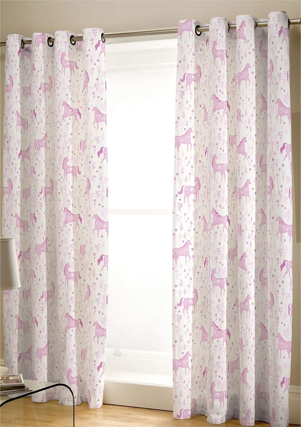Catherine Lansfield Folk Unicorn Children's Curtains