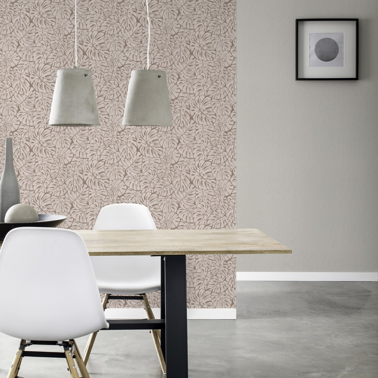 Rasch Rock'n Rolle (541540) copper pink window leaf