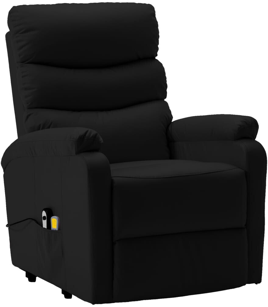 VidaXL Massage Seat with Stand-Up Support Imitation Leather