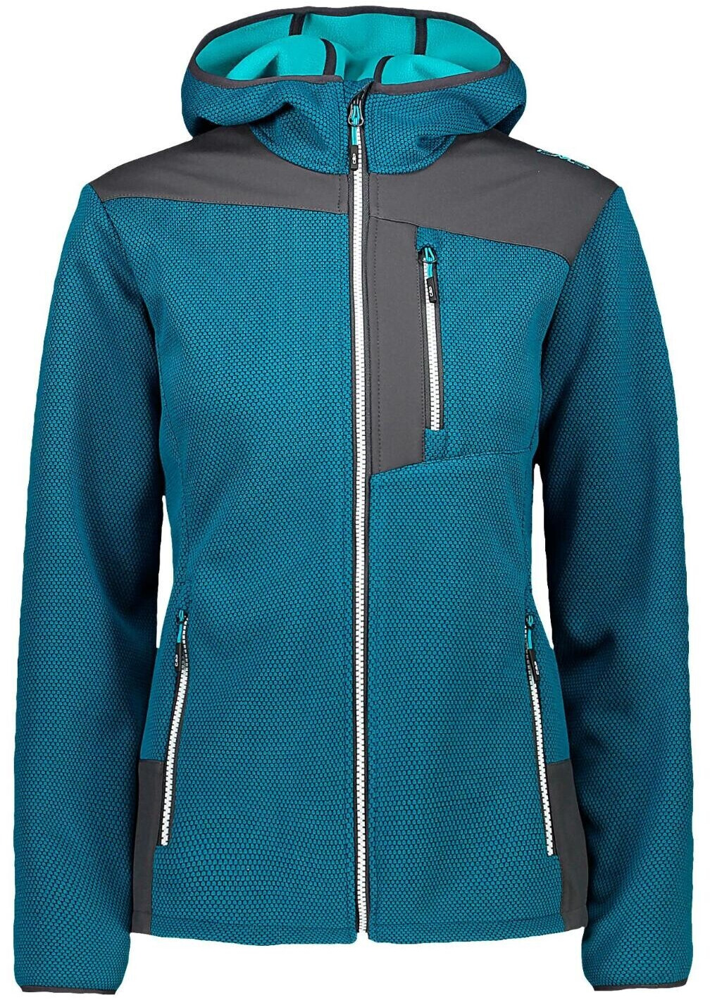 CMP Women Softshell Jacket With Honeycomb Texture (30A1266) deep lake