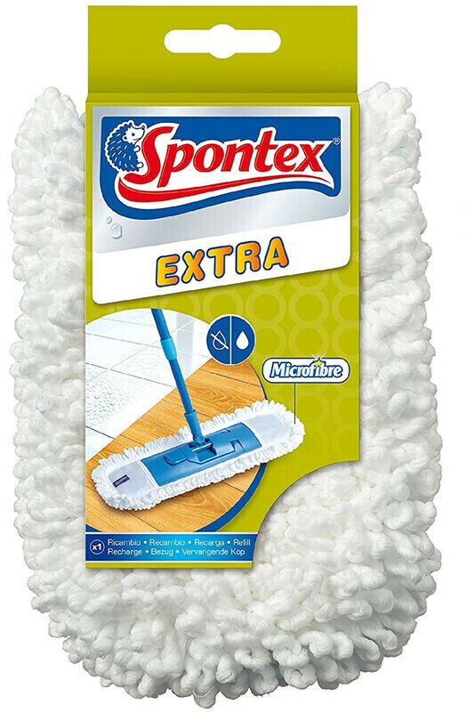 Spontex Extra cover, replacement cover for extra microfiber floor wiper, 1 cover