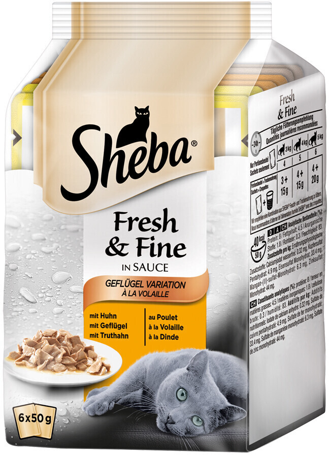 Sheba Fresh & Fine in Sauce Poultry Variation