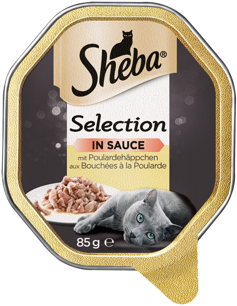 Sheba Selection in sauce with poulard bites 85g