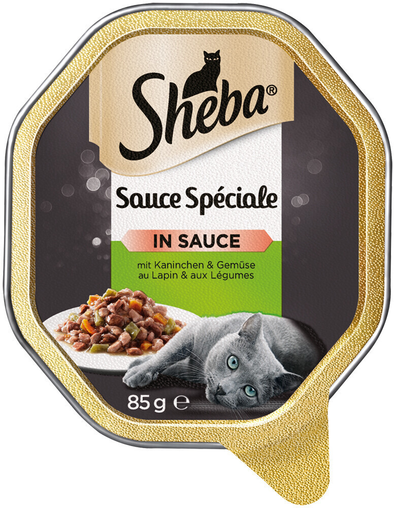 Sheba Sauce Spéciale with rabbit and vegetables bowl 85g