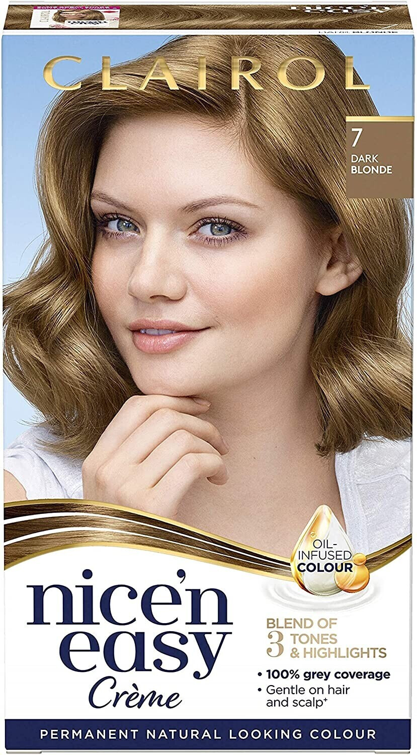Photos - Hair Dye Clairol Nice'n Easy Crème Permanent  177ml 7 Dark Blonde 